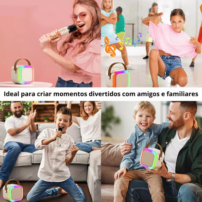 Karaoke Portátil con Micrófono